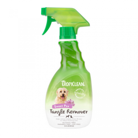TropiClean Sweet Pea Tangle Remover Spray for Pets, 16oz 1